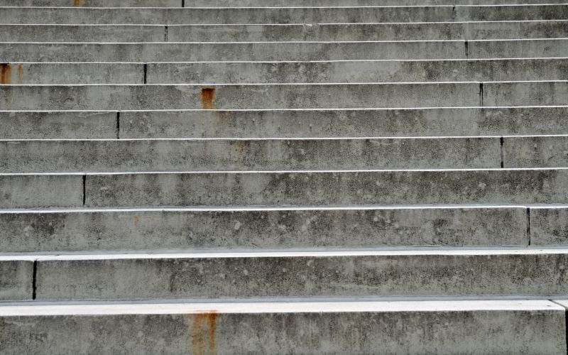 Cement Step Installation