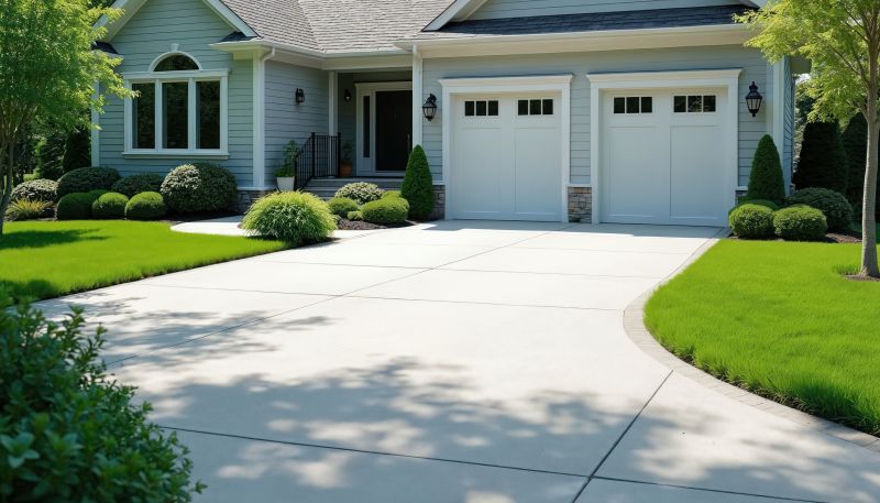 Concrete Driveway with Decorative Finish
