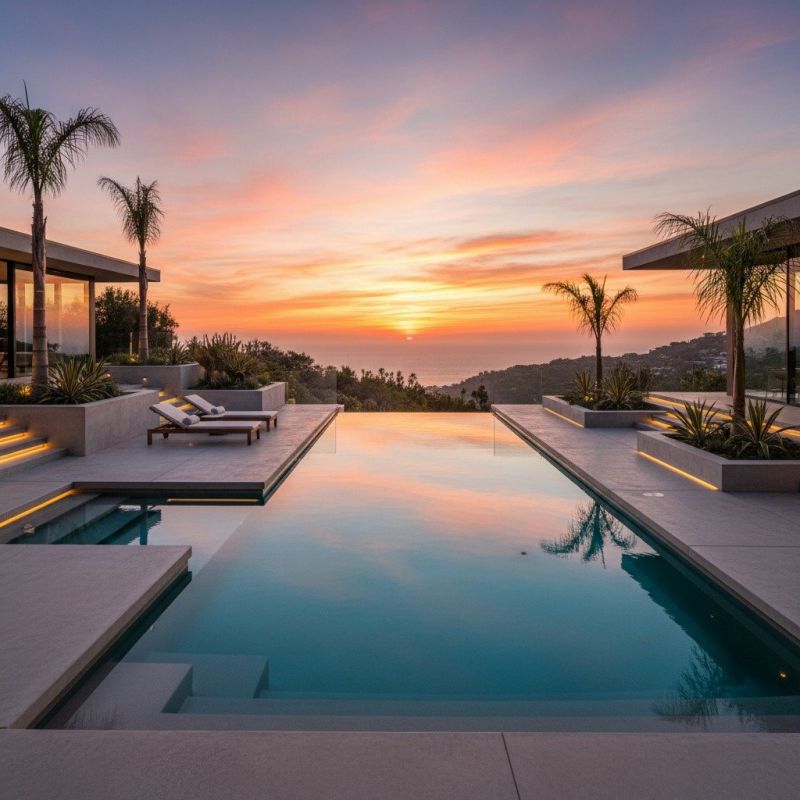 Poolside Concrete Construction