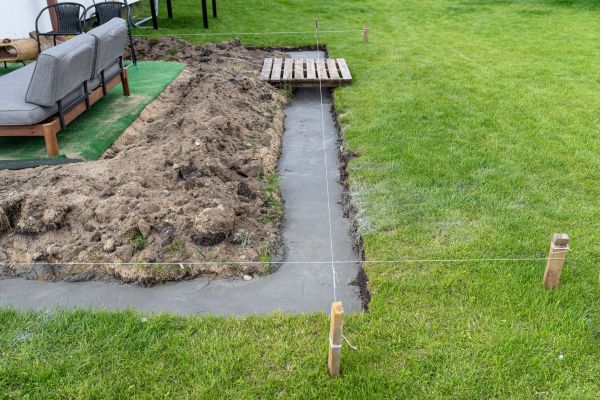 Cement Footer Installation in Federal Way